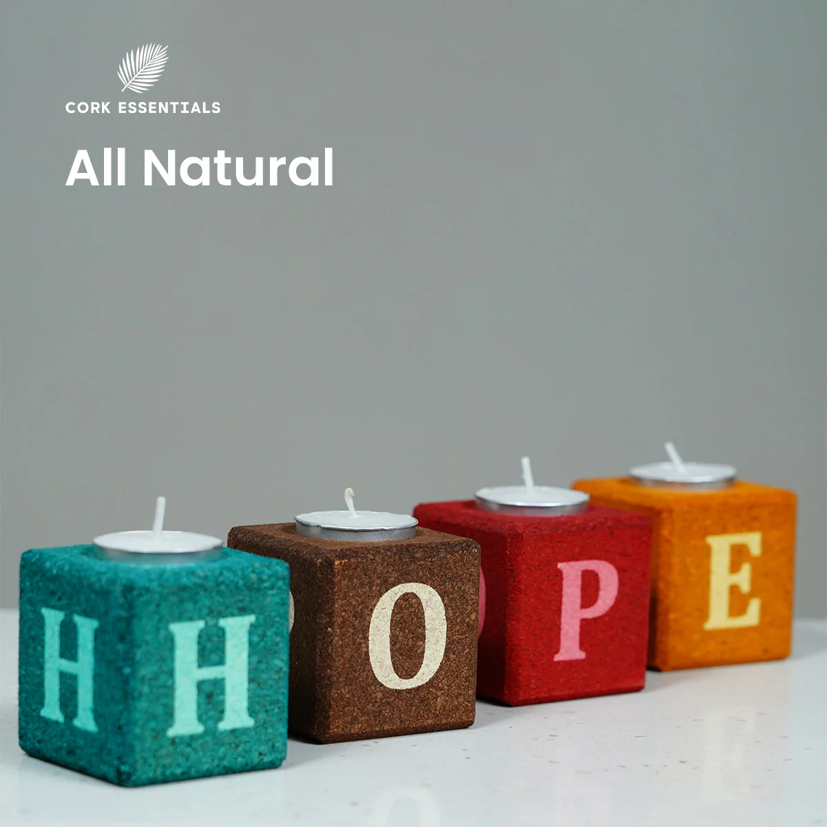 4 T Light Holders HOPE - Image 3