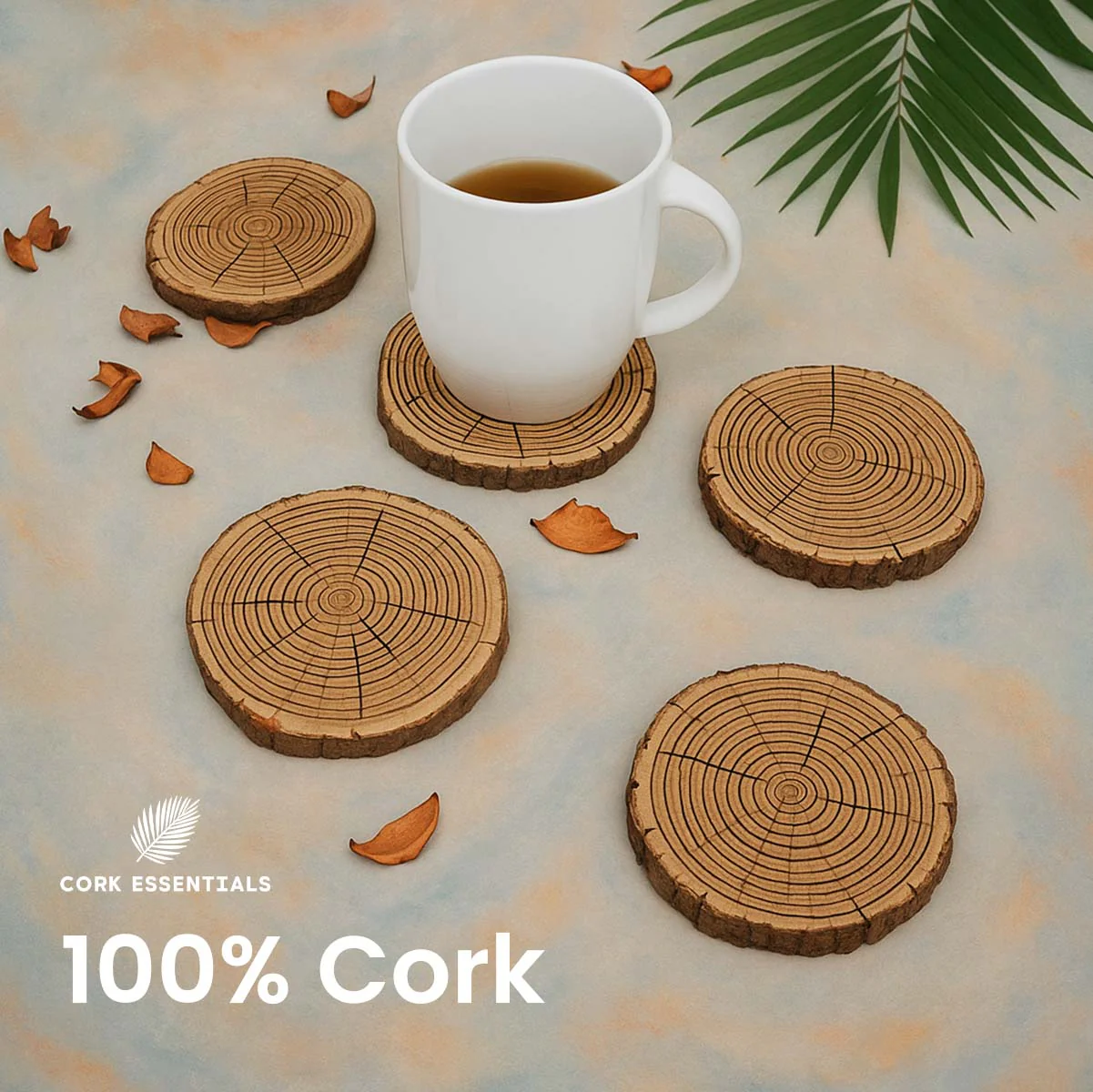 Cork Belly Coaster Set of 4 - Image 3