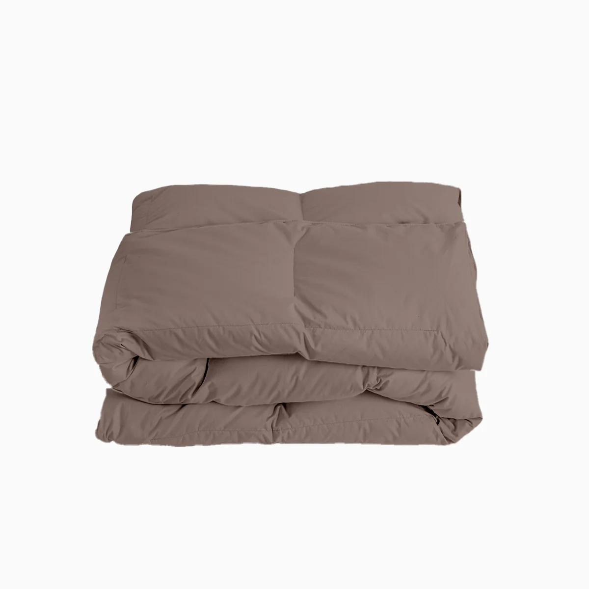 Down Alt Comforter Solids - Taupe - Image 3