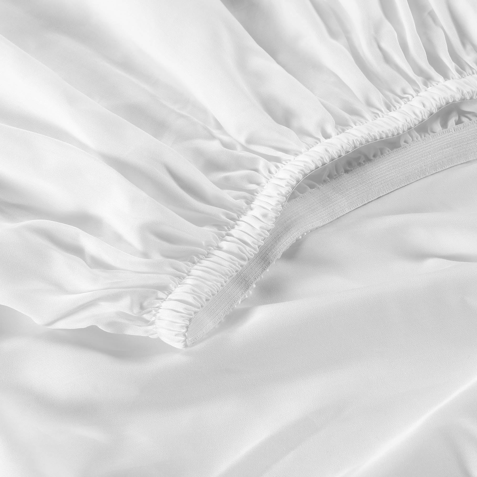 AiryWeight Eucalyptus Sheet Set - Snow - Image 4