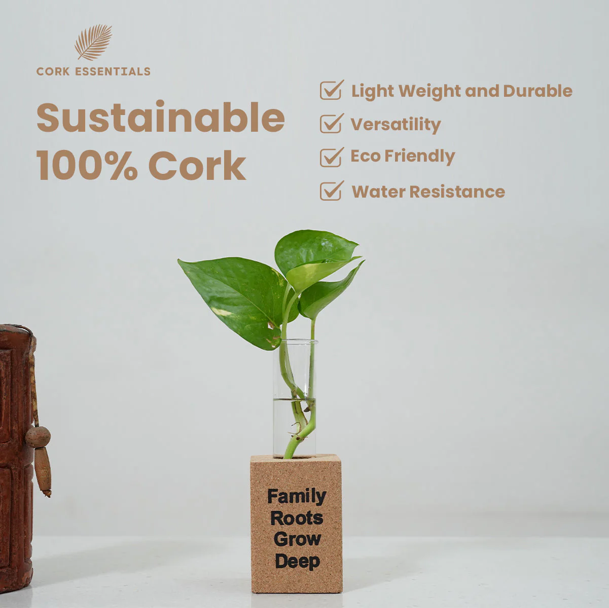 Fridge Magnet Planter Family Roots Grow Deep With Test Tube - Image 4