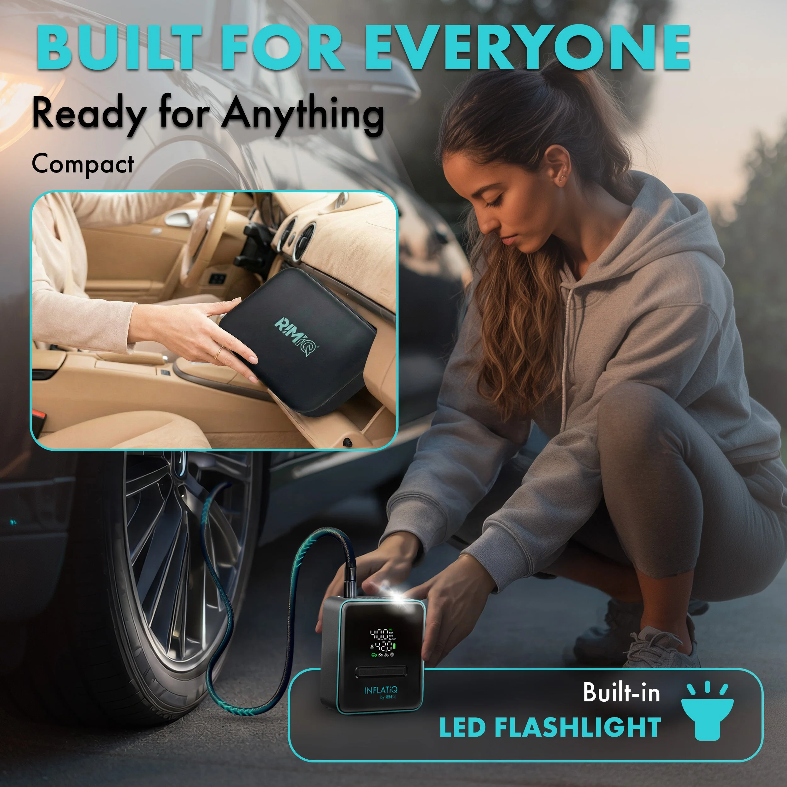 INFLATiQ® by RIMiQ® Portable Tire Inflator - Image 7