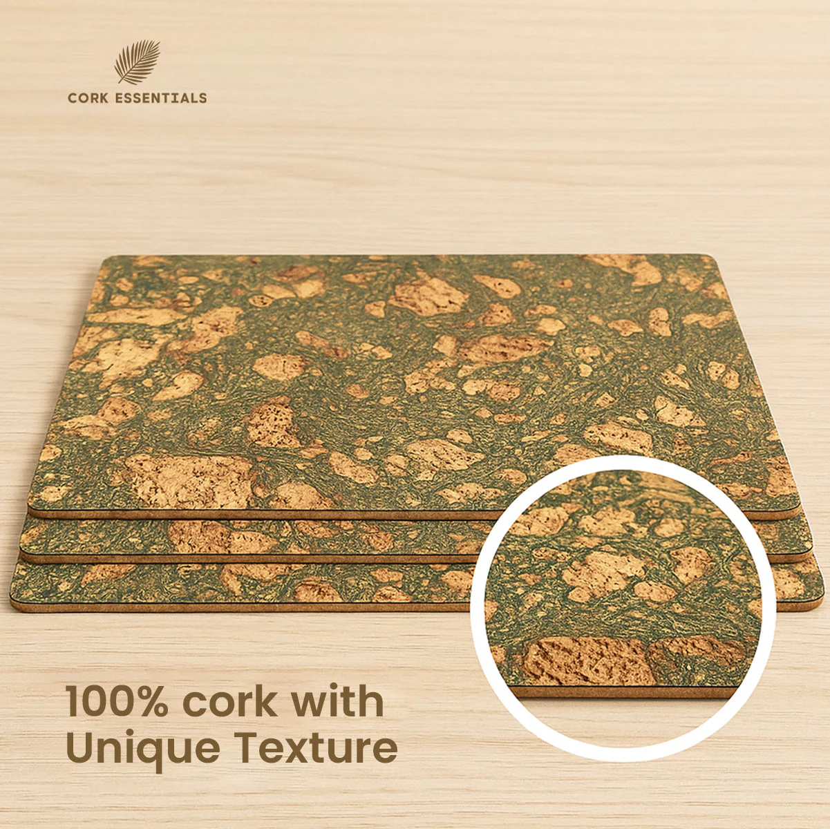 Olive Textured Placemat Set of 4 - Image 4