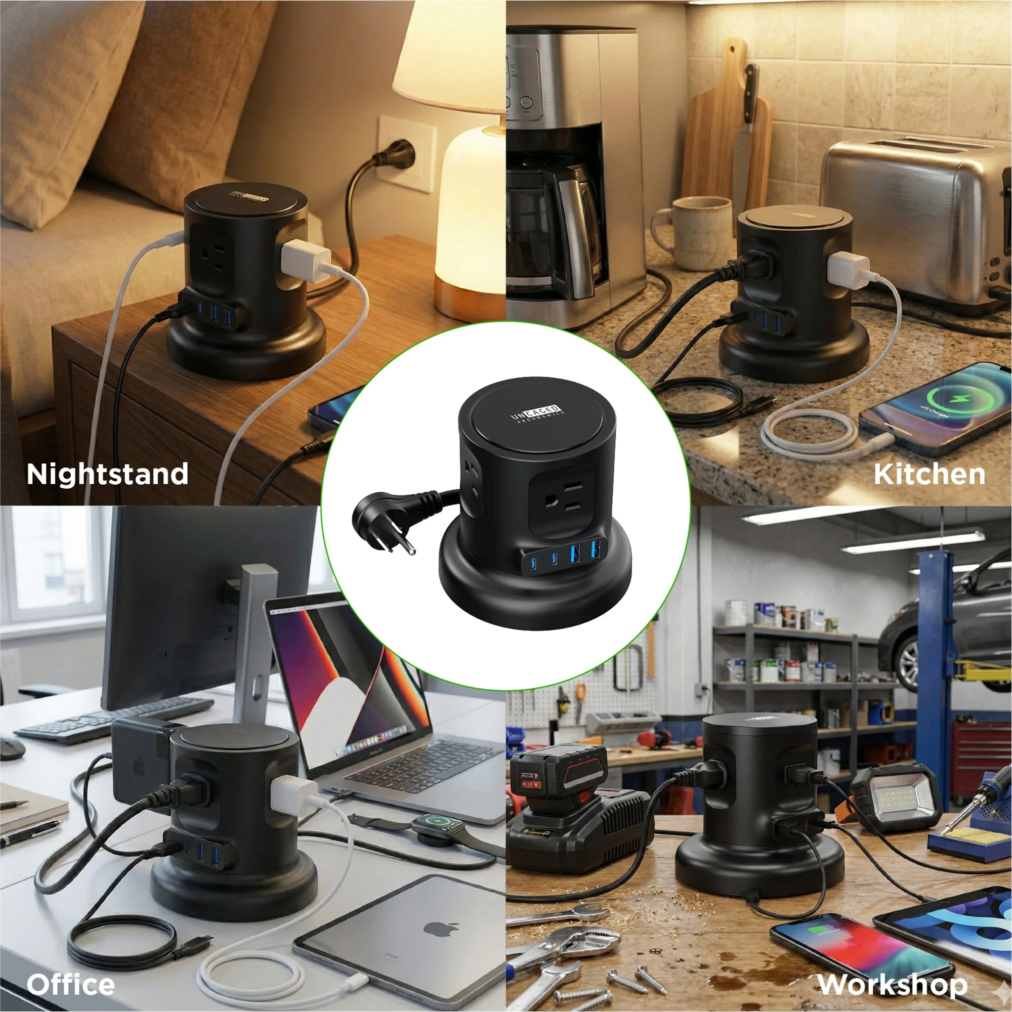 Retractable Power Strip | 2-Pack - Image 5