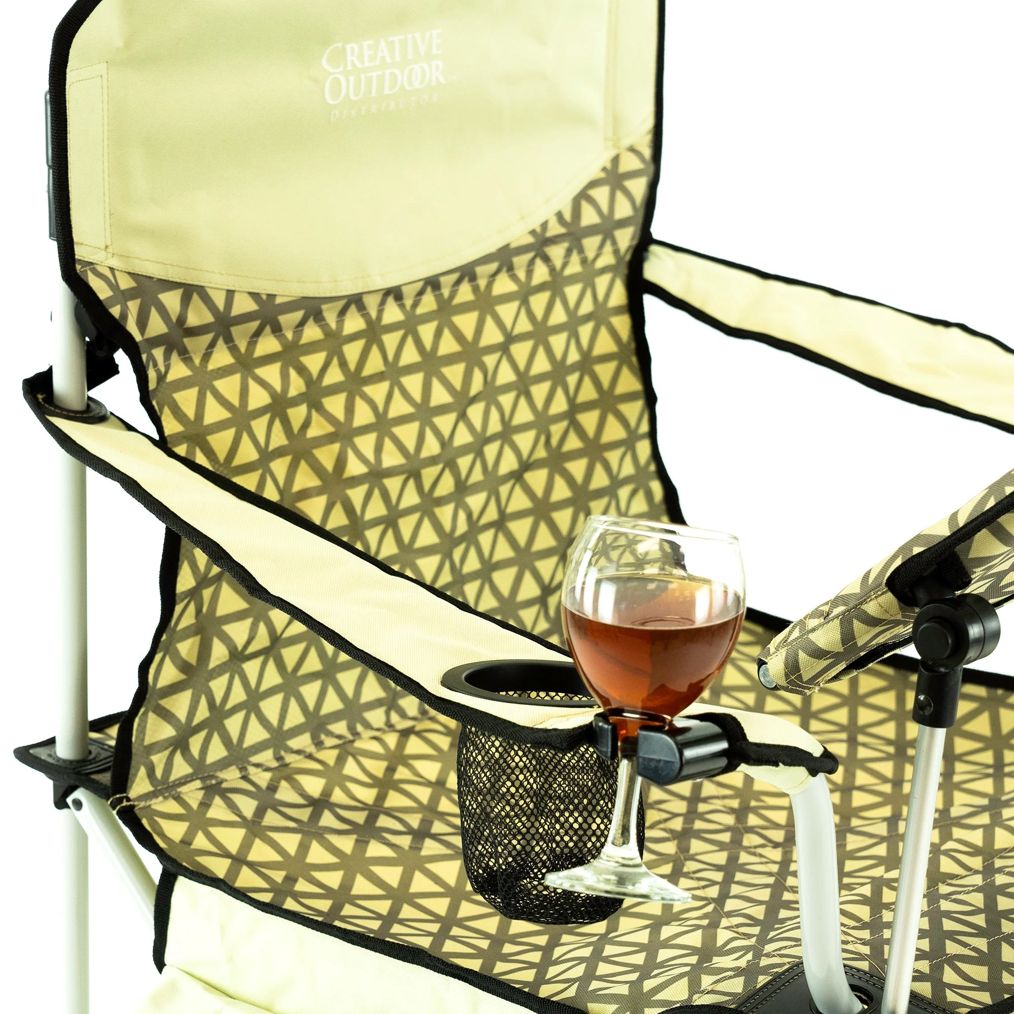 iChair Folding Wine Chair with Adjustable Table - Earth Diamond - Image 4