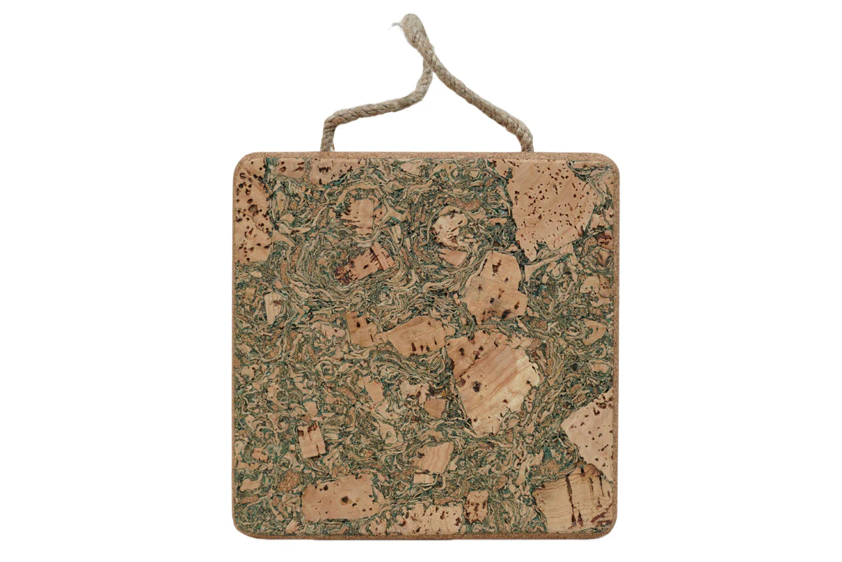 Square Trivets Olive Textured Set of 2
