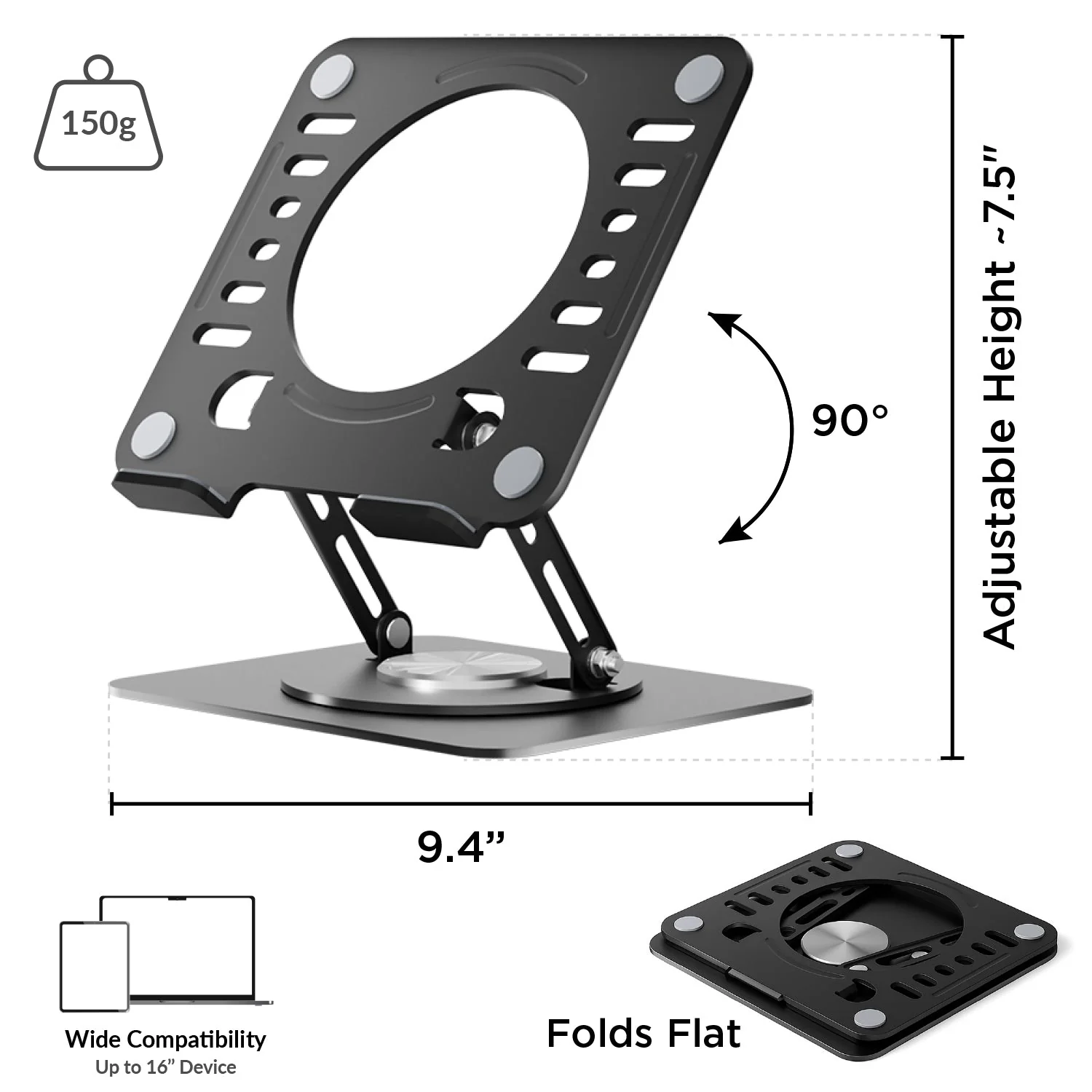 Swivel Laptop Stand | 2-Pack - Image 5