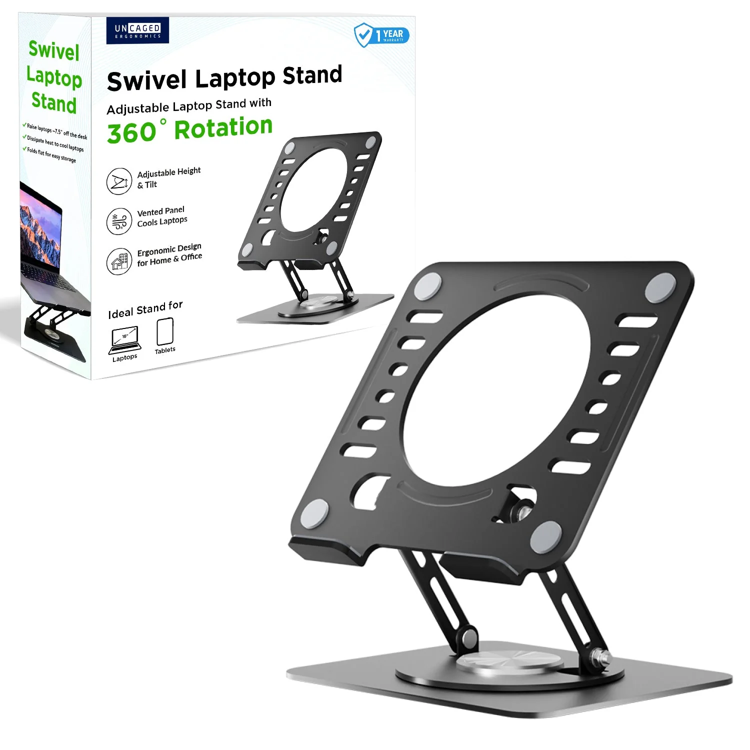 Swivel Laptop Stand | 2-Pack - Image 9