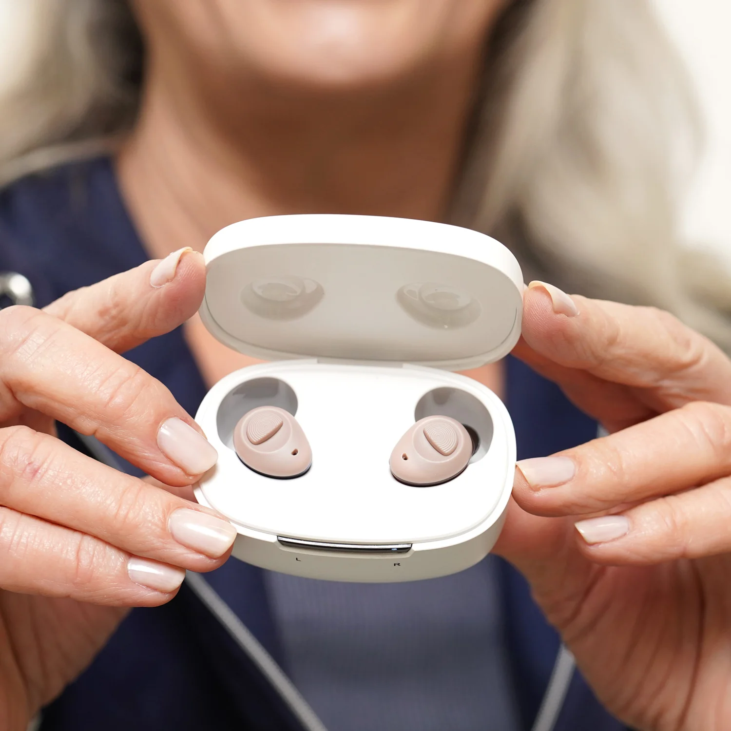 Ceretone-Torch OTC Hearing Aids ITC (In The Canal) - Blue&Red - Image 7