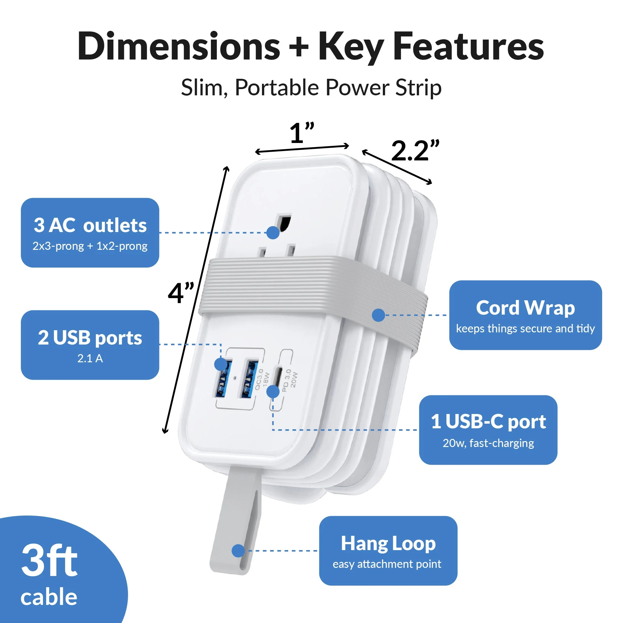 Travel Power Strip | 2-Pack - Image 11