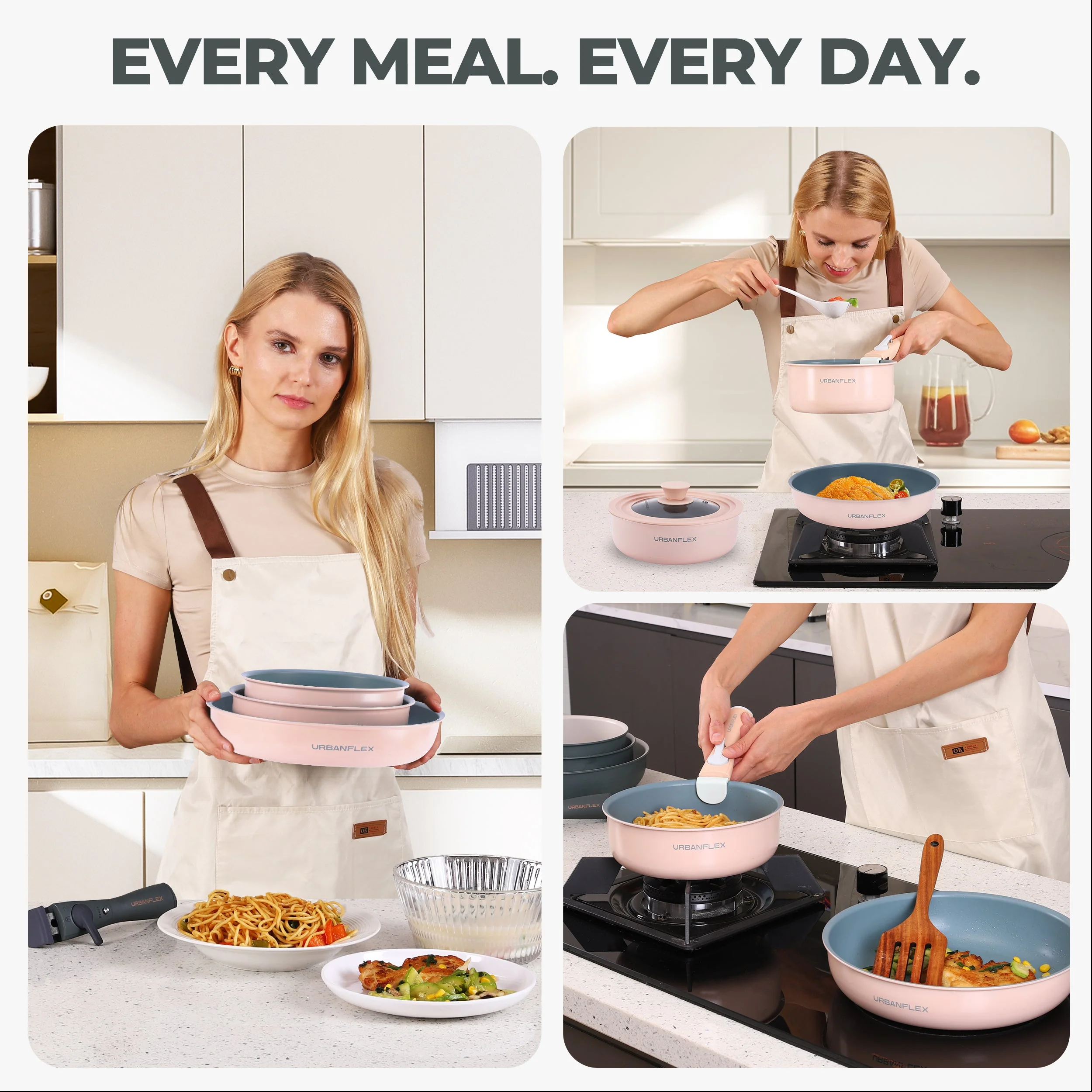 URBANFLEX 3-Pan Cooking Set - Image 13