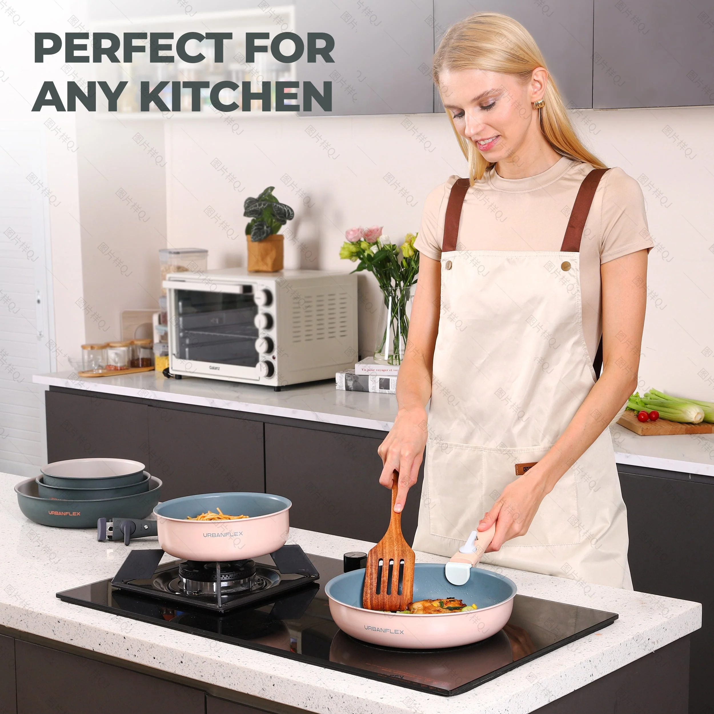 URBANFLEX 3-Pan Cooking Set - Image 3