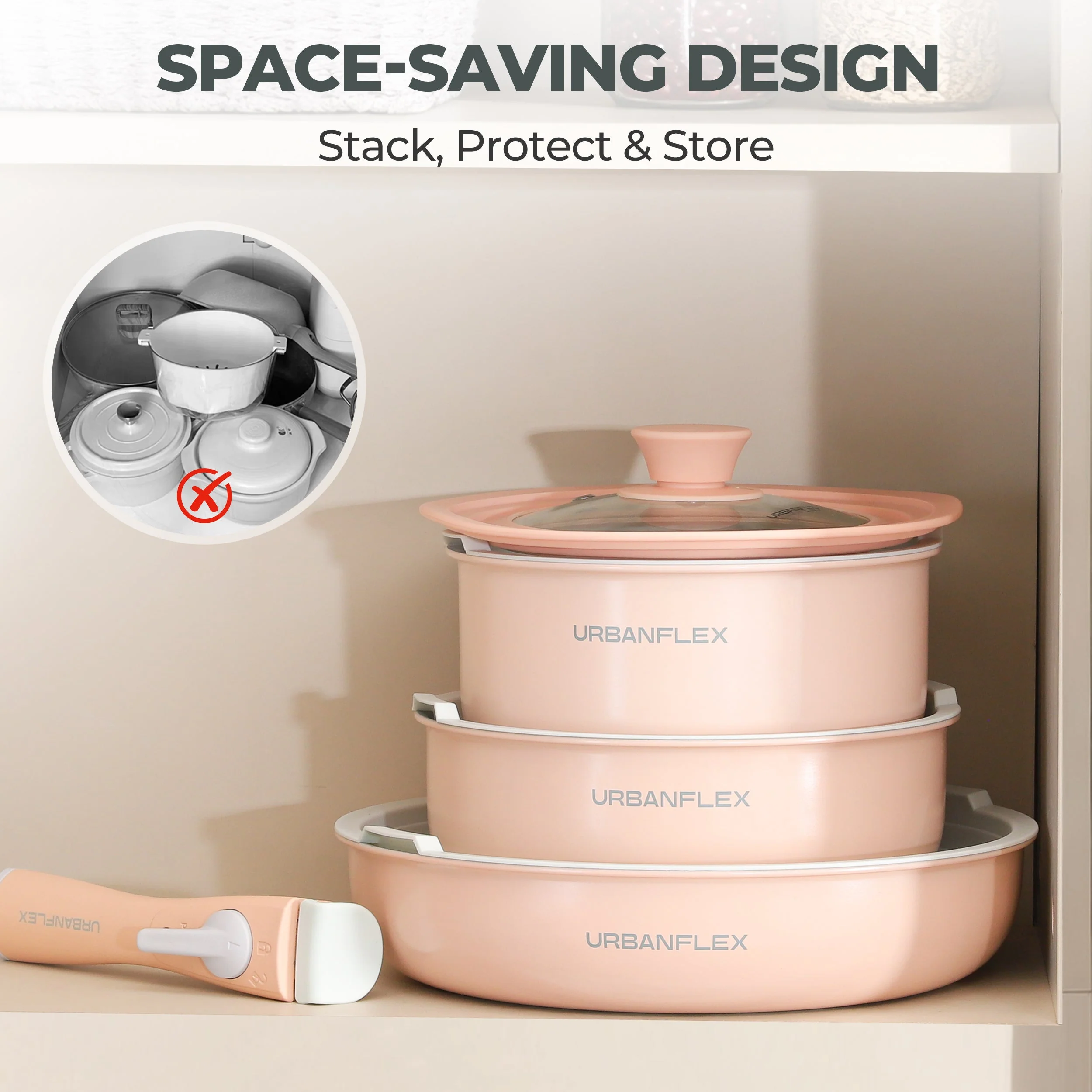 URBANFLEX 3-Pan Cooking Set - Image 8